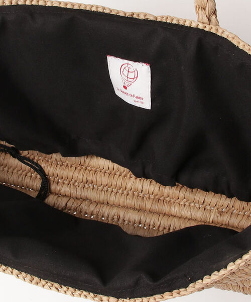 NOLLEY’S（ノーリーズ）の「Le Voyage en panier 編みハンドルフラットかご（かごバッグ・レディース・ベージュ・FREE）」の5枚目の写真