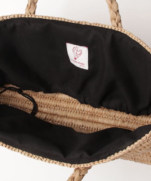 NOLLEY’S（ノーリーズ）の「Le Voyage en panier 編みハンドルフラットかご（かごバッグ・レディース・ベージュ・FREE）」の2枚目の写真
