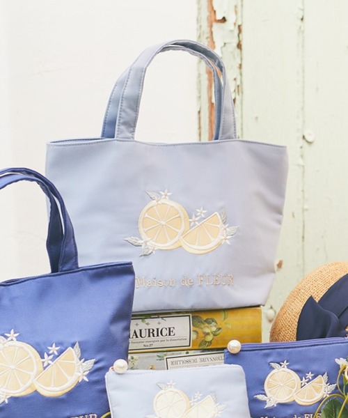 レモン刺繍トートバッグ トートバッグ Maison De Fleur メゾンドフルール のファッション通販 Zozotown
