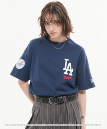 MLB（メジャーリーグベースボール）の「MLB/メジャーリーグベースボール 別注 ワッペン刺繍 ビッグシルエット半袖Tシャツ（Tシャツ/カットソー）」