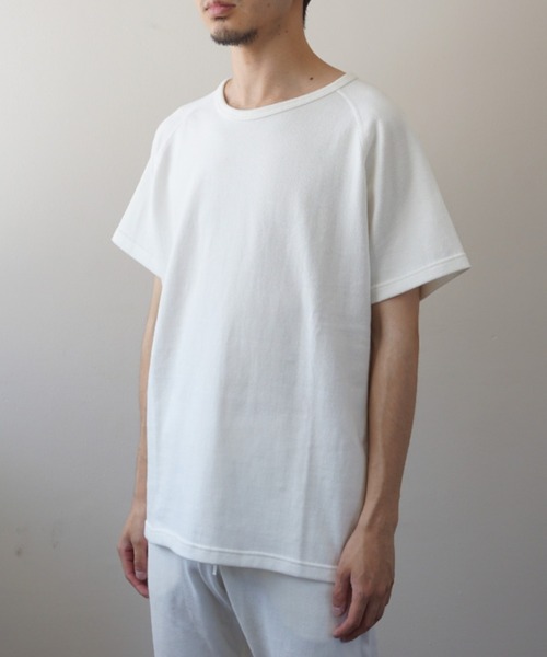 LOCALINA(ロカリナ)の「flatseam tee(Tシャツ/カットソー・メンズ・ホワイト/ブラック/ベージュ・1/2/3)」の5枚目の写真