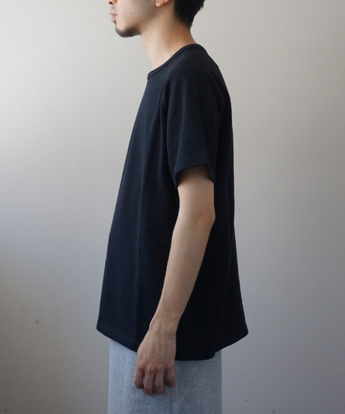 LOCALINA(ロカリナ)の「flatseam tee(Tシャツ/カットソー・メンズ・ホワイト/ブラック/ベージュ・1/2/3)」の10枚目の写真