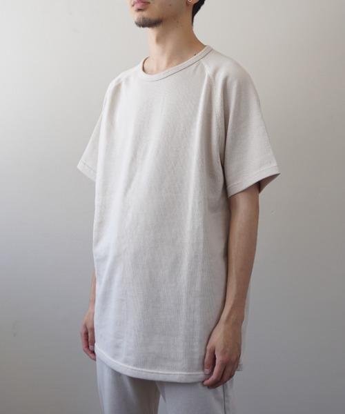 LOCALINA(ロカリナ)の「flatseam tee(Tシャツ/カットソー・メンズ・ホワイト/ブラック/ベージュ・1/2/3)」の13枚目の写真