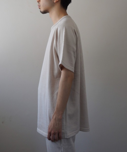 LOCALINA(ロカリナ)の「flatseam tee(Tシャツ/カットソー・メンズ・ホワイト/ブラック/ベージュ・1/2/3)」の14枚目の写真