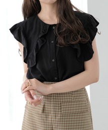 Heather | アソートセーラーカラーノースリーブブラウス　123349(シャツ/ブラウス)