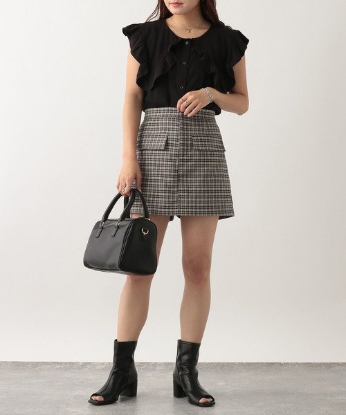 Heather（ヘザー）の「アソートセーラーカラーノースリーブブラウス　123349（シャツ/ブラウス・レディース・ブラック/オフホワイト/ブラック系その他/ベージュ系その他・FREE）」の6枚目の写真