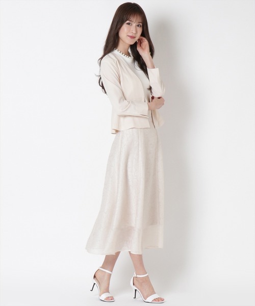 Swingle スウィングル のスカート サマーフラワージャガードフレアスカート を購入できます Swingle スカート サマーフラワージャガードフレアスカート スカート Swingle スウィングル のファッション 通販 ストア の