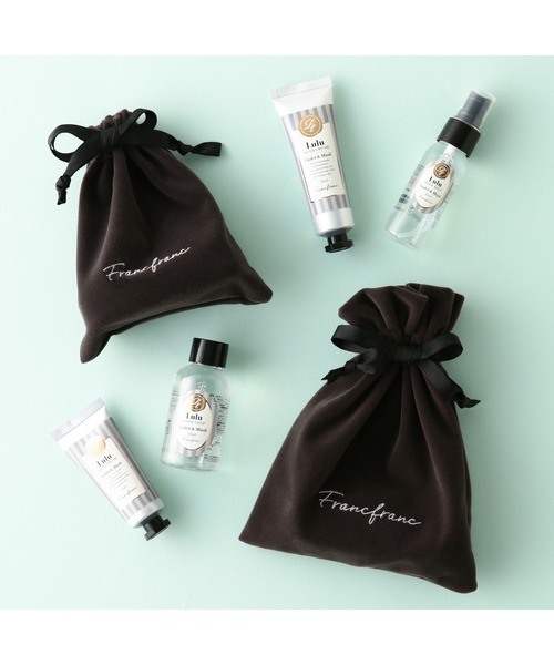 ルル ハンドケアギフトセット ベロア XS グレー 2個セット 女性 贈り物