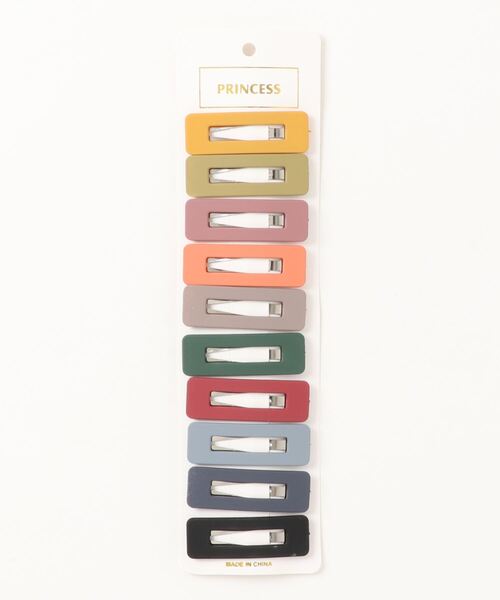 Fun & Daily（ファンアンドデイリー）の「F&D : 10セット・マットカラーヘアクリップ（バレッタ/ヘアクリップ・レディース・その他1/その他2/その他3/その他4/その他5・FREE）」の9枚目の写真