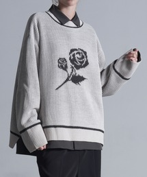 Loose/ルース | ローズロゴ オーバーサイズニット(ニット/セーター)