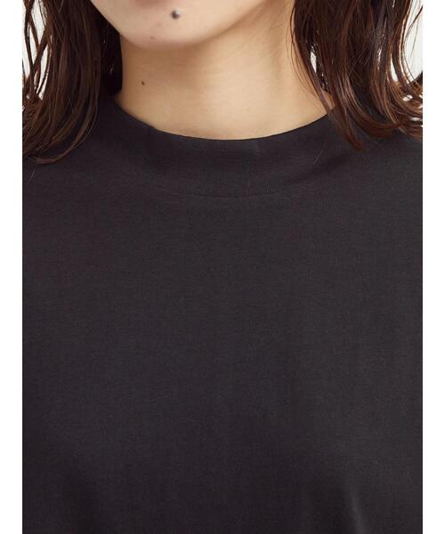 Green　Parks（グリーンパークス）の「プチハイネックボックスTシャツ（Tシャツ/カットソー・レディース・ブルー/グリーン/ブラック/ホワイト系その他2・FREE）」の8枚目の写真