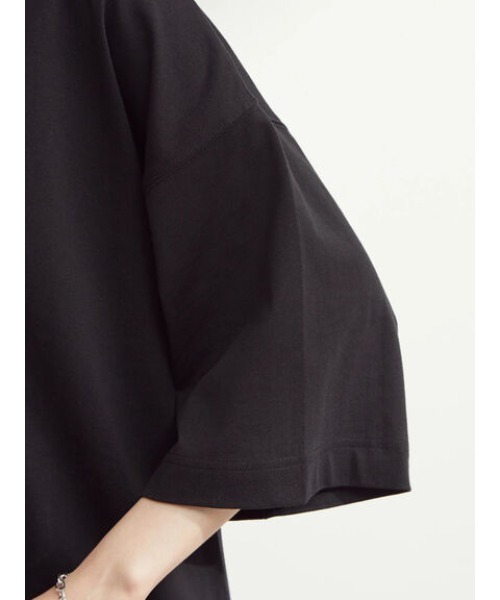 Green　Parks（グリーンパークス）の「プチハイネックボックスTシャツ（Tシャツ/カットソー・レディース・ブルー/グリーン/ブラック/ホワイト系その他2・FREE）」の11枚目の写真