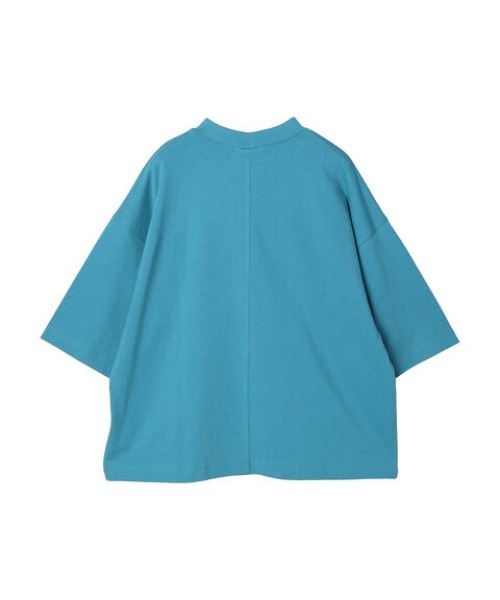 Green　Parks（グリーンパークス）の「プチハイネックボックスTシャツ（Tシャツ/カットソー・レディース・ブルー/グリーン/ブラック/ホワイト系その他2・FREE）」の17枚目の写真