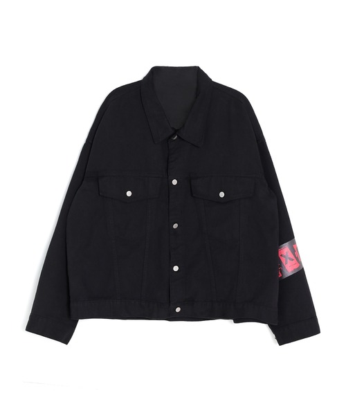 minsobi（ミンソビ）の「[EXIT]ビッグシルエットジャケット トラッカー 