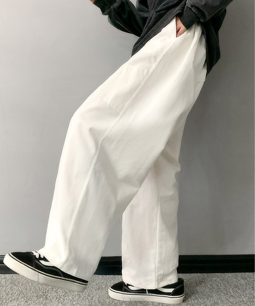 neos（ネオス）の「【neos -addictive design-】ルーズシルエット バルーン ペインター ワイド パンツ（その他パンツ・メンズ・ホワイト/ブラック/ベージュ・MEDIUM/LARGE/X-LARGE）」の7枚目の写真