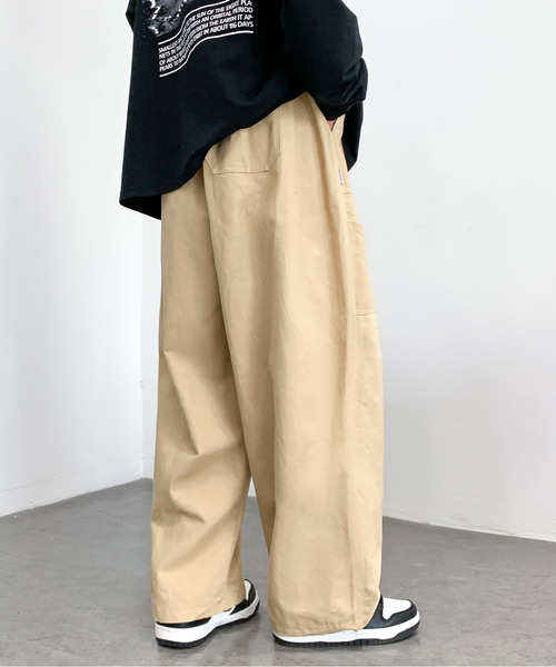 neos（ネオス）の「【neos -addictive design-】ルーズシルエット バルーン ペインター ワイド パンツ（その他パンツ・メンズ・ホワイト/ブラック/ベージュ・MEDIUM/LARGE/X-LARGE）」の11枚目の写真