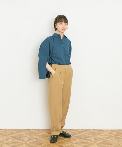 UR Lab.（アーバンリサーチラボ）の「カラフルテーパードパンツ（その他パンツ・レディース・ブラック/ベージュ/ブラウン/グレー/ブルー・MEDIUM/SMALL）」の15枚目の写真