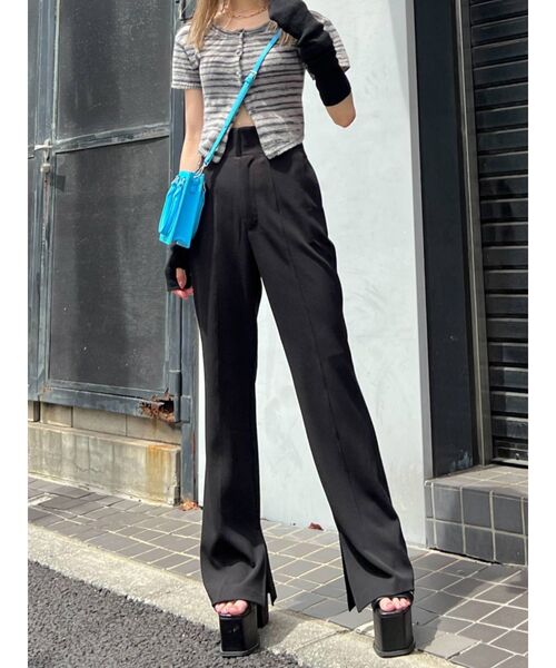 EMODA（エモダ）の「ニットハンドウォーマー（アームカバー・レディース・ブラック/ブルー・FREE）」の13枚目の写真