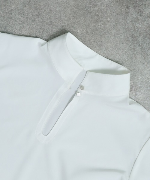 B⭐︎ 新品 COLOVANY アンダーシャツ M ホワイト &g'aime】スタンドカラーシャツ（シャツ/ブラウス）｜&g'aime