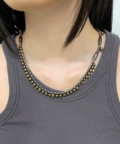 GARA（ガラ）の「GARA:LINKAGE NECKLACE（ネックレス・メンズ・アンティークゴールド・ONE SIZE）」の5枚目の写真