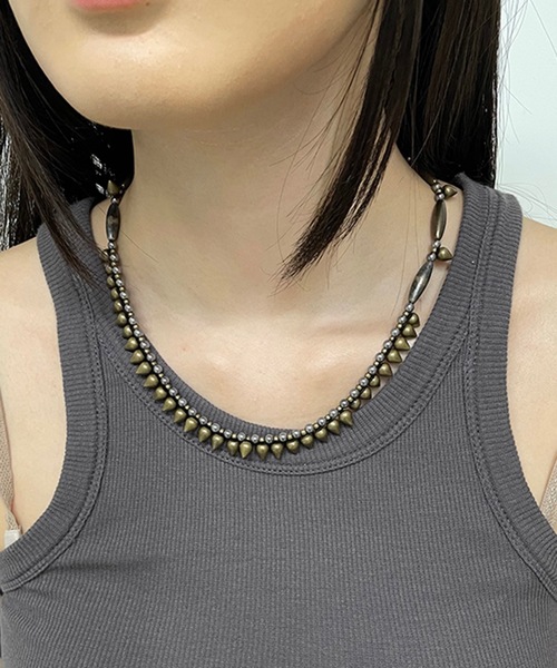 GARA（ガラ）の「GARA:LINKAGE NECKLACE（ネックレス・メンズ・アンティークゴールド・ONE SIZE）」の6枚目の写真