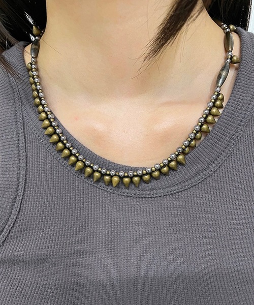 GARA（ガラ）の「GARA:LINKAGE NECKLACE（ネックレス・メンズ・アンティークゴールド・ONE SIZE）」の7枚目の写真