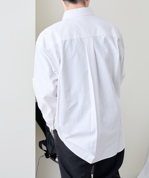COLONY 2139(コロニートゥーワンスリーナイン)の「UNISEX / リラックスオックス長袖シャツ(シャツ/ブラウス・メンズ・ホワイト/サックスブルー・MEDIUM/LARGE)」の22枚目の写真