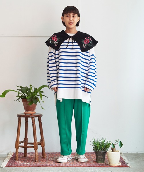 CHILD WOMAN(チャイルドウーマン)の「4段スムース イージーパンツ(その他パンツ・レディース・レッド/グリーン・38/36)」の19枚目の写真