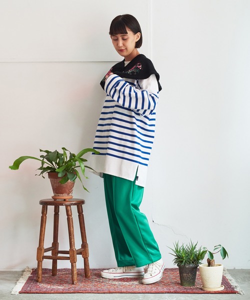 CHILD WOMAN(チャイルドウーマン)の「4段スムース イージーパンツ(その他パンツ・レディース・レッド/グリーン・38/36)」の21枚目の写真