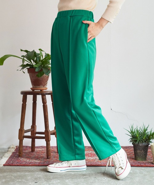 CHILD WOMAN(チャイルドウーマン)の「4段スムース イージーパンツ(その他パンツ・レディース・レッド/グリーン・38/36)」の14枚目の写真