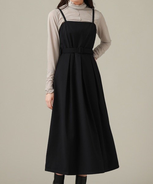 Cheek（チーク）の「トレンチライクセットワンピース（ワンピース・レディース・チャコールグレー/ネイビー/モカ・SMALL/MEDIUM）」の13枚目の写真