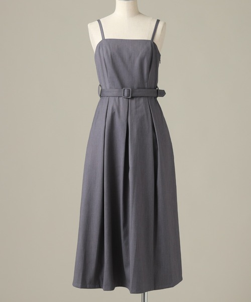 Cheek（チーク）の「トレンチライクセットワンピース（ワンピース・レディース・チャコールグレー/ネイビー/モカ・SMALL/MEDIUM）」の17枚目の写真