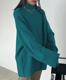 JEANASIS | 5Gストレッチカラーハイネックプルオーバー/165856(ニット/セーター)