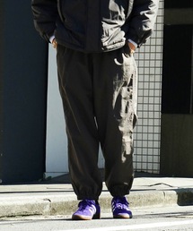 【UNIIT/ユニット】撥水 ビッグシルエット ナイロン 裏総メッシュ ワイド トラックパンツ セットアップ対応可能アイテム