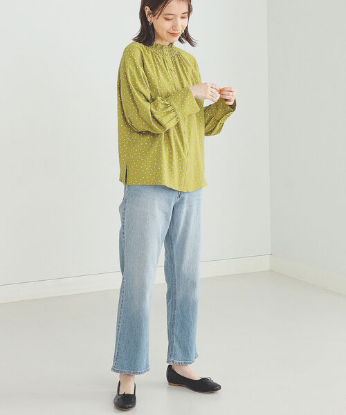 BEAMS HEART(ビームスハート)の「スクエアトゥ バレエシューズ(バレエシューズ・レディース・ブラック/その他・LARGE/SMALL/MEDIUM)」の8枚目の写真