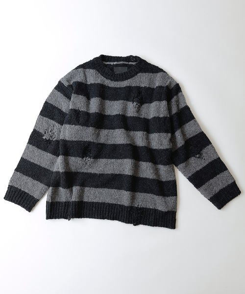 NUMBER (N)INE（ナンバーナイン）の「WOOL ALPACA RIPPED KNIT
