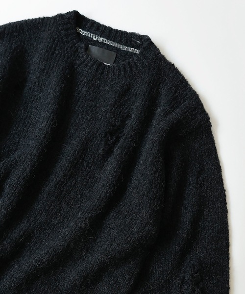 NUMBER (N)INE（ナンバーナイン）の「WOOL ALPACA RIPPED KNIT