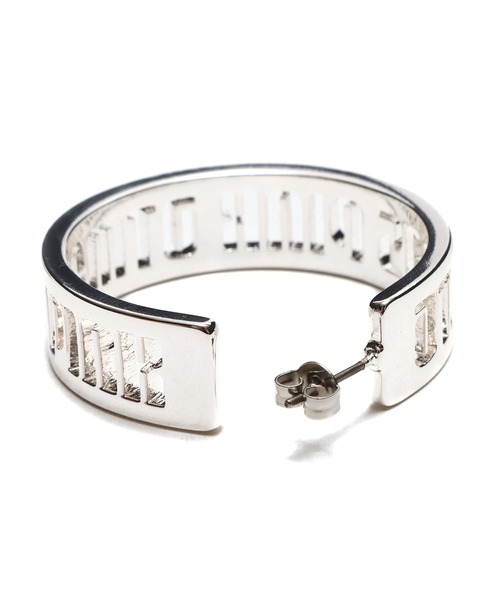 atmos pink（アトモスピンク）の「atmos pink ロゴ抜き フープピアス / アトモスピンク ロゴヌキ フープピアス（ピアス（両耳用）・レディース・シルバー/ゴールド・FREE）」の6枚目の写真