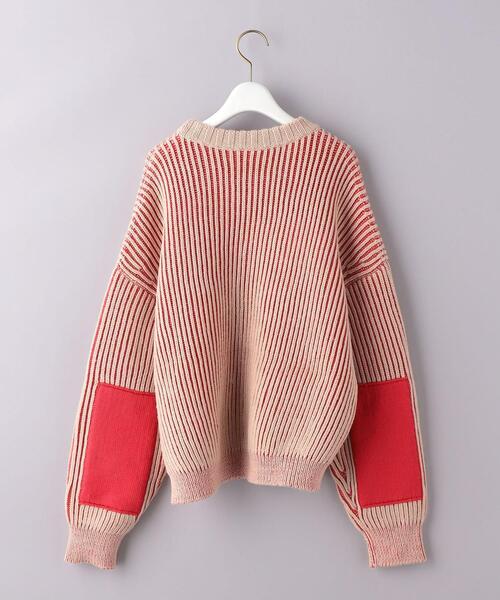 ELIN（エリン）の「【別注】＜ELIN＞AZE クルーネック ニット（ニット/セーター・レディース・ベージュ/ネイビー・00）」の12枚目の写真