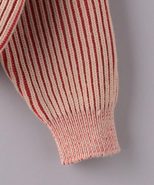 ELIN（エリン）の「【別注】＜ELIN＞AZE クルーネック ニット（ニット/セーター・レディース・ベージュ/ネイビー・00）」の6枚目の写真