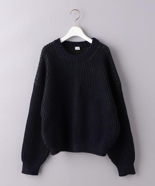 ELIN（エリン）の「【別注】＜ELIN＞AZE クルーネック ニット（ニット/セーター・レディース・ベージュ/ネイビー・00）」の17枚目の写真