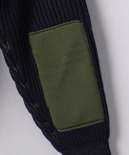 ELIN（エリン）の「【別注】＜ELIN＞AZE クルーネック ニット（ニット/セーター・レディース・ベージュ/ネイビー・00）」の18枚目の写真