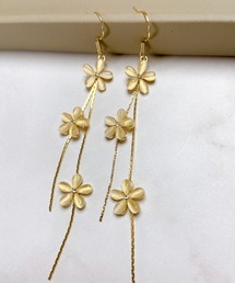フラワースイングピアス