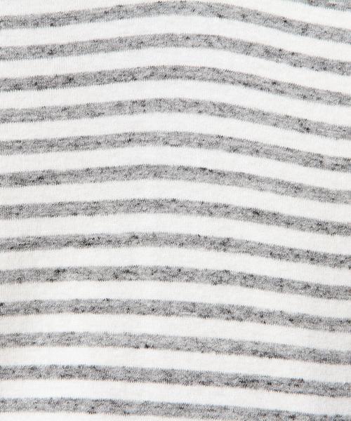 BEAUTY&YOUTH UNITED ARROWS（ビューティーアンドユースユナイテッドアローズ）の「BY フライス ボーダー ショートスリーブ VネックTシャツ ◆（Tシャツ/カットソー・メンズ・ブラック/グレー/ロイヤルブルー・MEDIUM/LARGE/SMALL/X-LARGE）」の16枚目の写真