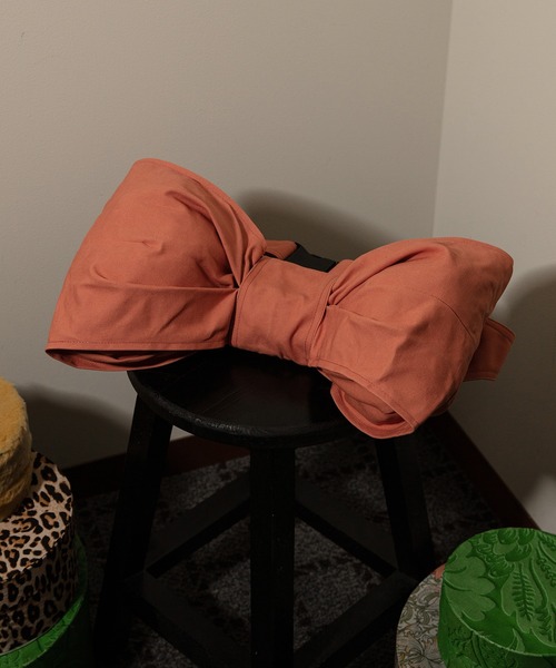 WhoWhat（フーワット）の「RIBON POUCH <CANVAS>（ショルダーバッグ・レディース・ピンク系その他/ネイビー/アイボリー/マスタード/レッド・FREE）」の4枚目の写真