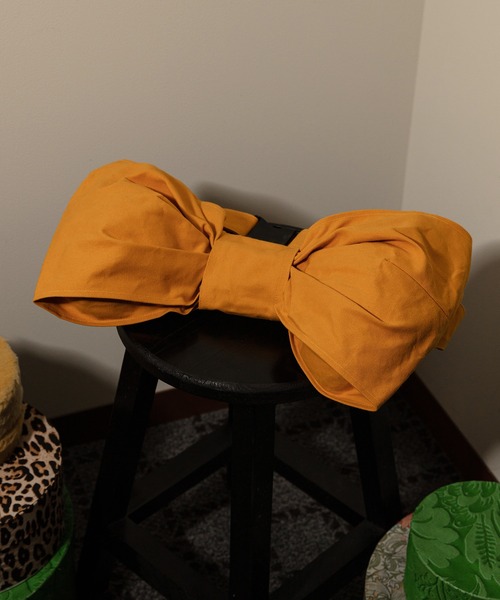 WhoWhat（フーワット）の「RIBON POUCH <CANVAS>（ショルダーバッグ・レディース・ピンク系その他/ネイビー/アイボリー/マスタード/レッド・FREE）」の3枚目の写真