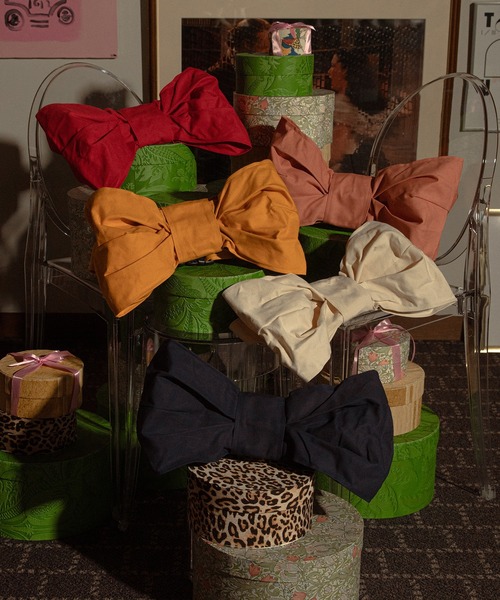 WhoWhat（フーワット）の「RIBON POUCH <CANVAS>（ショルダーバッグ・レディース・ピンク系その他/ネイビー/アイボリー/マスタード/レッド・FREE）」の12枚目の写真