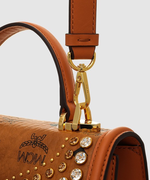 MCM(エムシーエム)の「サッチェル - ダイヤモンド ヴィセトス(ハンドバッグ・レディース・ブラウン・SMALL)」の6枚目の写真
