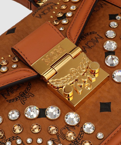 MCM(エムシーエム)の「サッチェル - ダイヤモンド ヴィセトス(ハンドバッグ・レディース・ブラウン・SMALL)」の7枚目の写真
