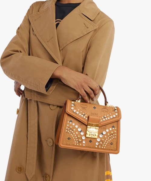 MCM(エムシーエム)の「サッチェル - ダイヤモンド ヴィセトス(ハンドバッグ・レディース・ブラウン・SMALL)」の12枚目の写真